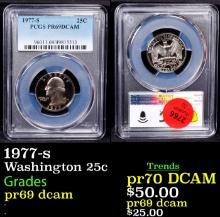 1977-s Proof Washington Quarter 25c pr69 dcam PCGS