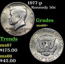 1977-p Kennedy Half Dollar 50c Grades GEM++ Unc