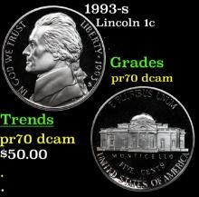 1998-s Proof Jefferson Nickel 5c pr70 dcam SEGS