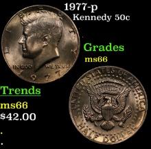 1977-p Kennedy Half Dollar 50c Grades GEM+ Unc