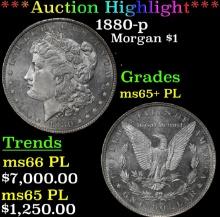 ***Major Highlight*** 1880-p Morgan Dollar $1 ms65+ PL SEGS (fc)