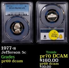 1977-s Proof Jefferson Nickel 5c pr69 dcam PCGS