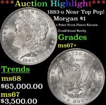 ***Major Highlight*** 1883-o Morgan Dollar Near Top Pop! $1 Grades Gem++ Unc SEGS (fc)