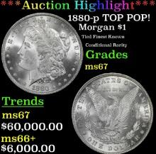 ***Major Highlight*** 1880-p Morgan Dollar TOP POP! $1 ms67 SEGS (fc)