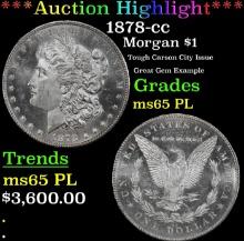 ***Major Highlight*** 1878-cc Morgan Dollar $1 ms65 PL SEGS (fc)