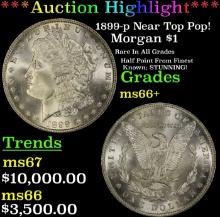 ***Major Highlight*** 1899-p Morgan Dollar Near Top Pop! $1 ms66+ SEGS (fc)