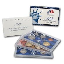 2008 Mint Proof Set In Original Case! 14 Coins Inside!