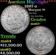 ***Major Highlight*** 1897-o Morgan Dollar $1 Select+ Unc USCG (fc)