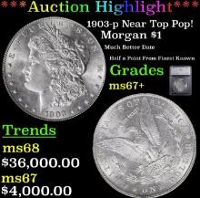 ***Major Highlight*** 1903-p Morgan Dollar Near Top Pop! $1 ms67+ SEGS (fc)