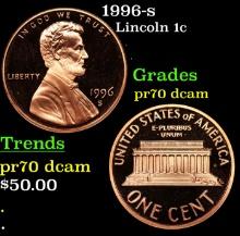 1996-s Proof Lincoln Cent 1c Grades GEM++ Proof Deep Cameo