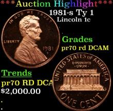 1986-s Proof Lincoln Cent 1c pr70 rd DCAM SEGS