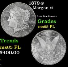 1879-s Morgan Dollar $1 Grades GEM Unc PL