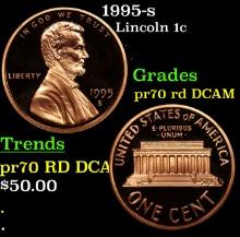 1998-s Proof Lincoln Cent 1c pr70 rd DCAM SEGS