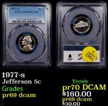 1977-s Proof Jefferson Nickel 5c pr69 dcam PCGS