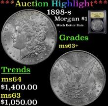 ***Major Highlight*** 1898-s Morgan Dollar $1 Select+ Unc USCG (fc)