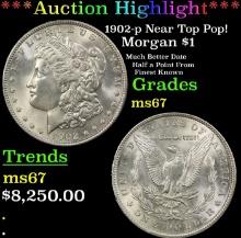 ***Major Highlight*** 1902-p Morgan Dollar Near Top Pop! $1 ms67 SEGS (fc)