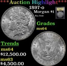 ***Major Highlight*** 1897-o Morgan Dollar $1 Choice Unc USCG (fc)