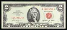 1963A $2 Red Seal United States Note Grades Select CU