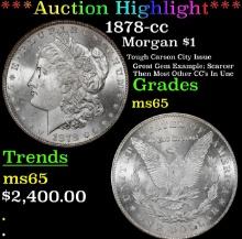 ***Major Highlight*** 1878-cc Morgan Dollar $1 ms65 SEGS (fc)