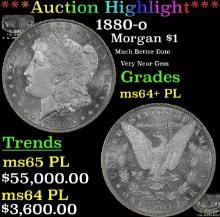 ***Major Highlight*** 1880-o Morgan Dollar $1 ms64+ PL SEGS (fc)