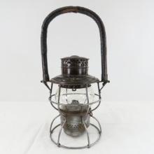 D&IR RR Adlake 250 Lantern clear etched