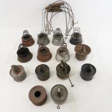 Box Lot of Lantern Parts