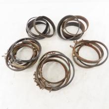 16 4&1/2" Switch Lamp Rings & 8 4&1/2 Snow Rings