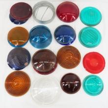 Assorted Color Glass Lamp Lenses