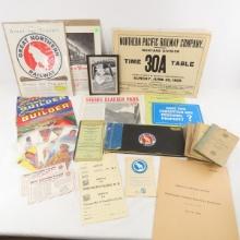 GN Postcards, Maps, Ads, Employee Books & Ephemera