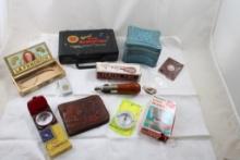 Boy Scout Carving Set, Compasses, Zippo, More