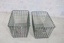 2 Gym, Swimming Pool/Locker Room Wire Baskets