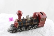 Cast Iron Reproduction Locomotive Bank