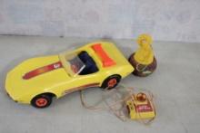 1979 Barbie R/C Corvette, '70s Big Bird Radio