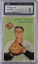 ULTRA RARE 1954 WILSON FRANKS CSG 2 SAMMY WHITE CARD