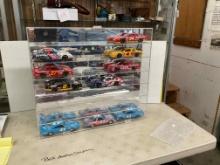 Display Case & Autographed Cars