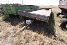 8x24ft 4 Wheel Flatbed Harvest Trailer