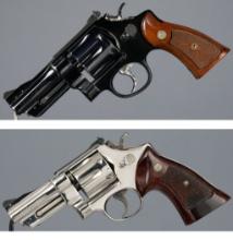 Two Smith & Wesson Double Action Revolvers