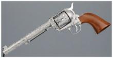 Cattle Brand Engraved Colt 1st Gen Single Action Army Revolver