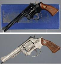 Two Smith & Wesson Double Action Revolvers