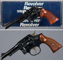 Two Smith & Wesson Double Action Revolvers