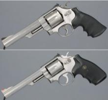 Two Smith & Wesson Double Action Revolvers