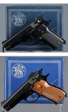 Two Smith & Wesson Semi-Automatic Pistols with Boxes