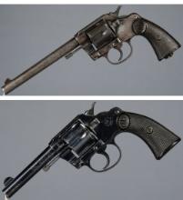 Two Colt Double Action Revolvers