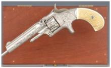 Engraved Smith & Wesson Model No. 1 3rd Issue Revolver