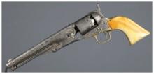 Engraved Colt Model 1861 Navy Percussion Revolver