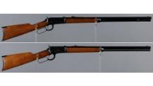 Two Winchester Model 1894 Lever Action Rifles