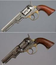 Two Cooper Firearms Mfg. Co. Pocket Model Percussion Revolvers