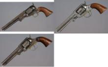 Three American Percussion Revolvers