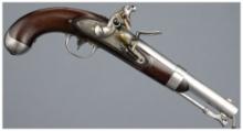 U.S. R. Johnson Model 1836 Flintlock Pistol