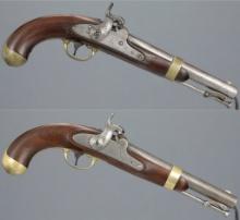 Two U.S. Model 1842 Percussion Pistols